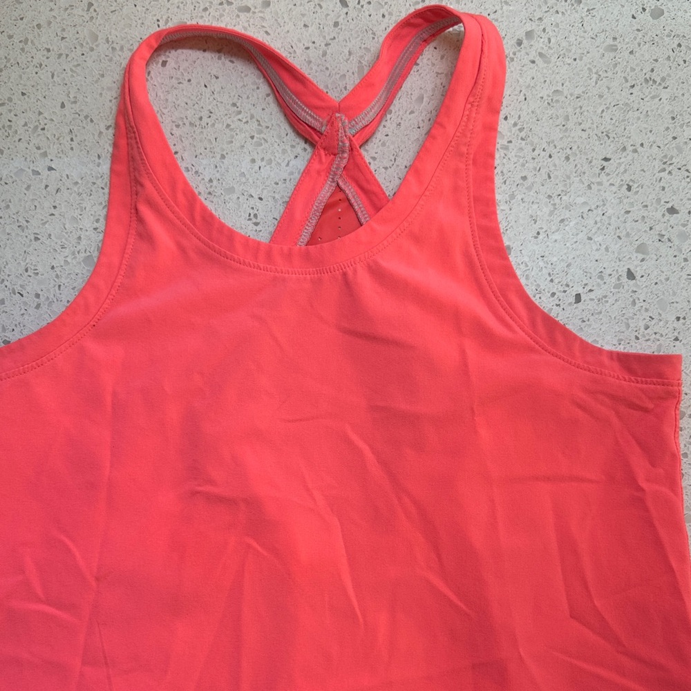 Girls Ivivva by Lululemon Coral Racerback Tank Top